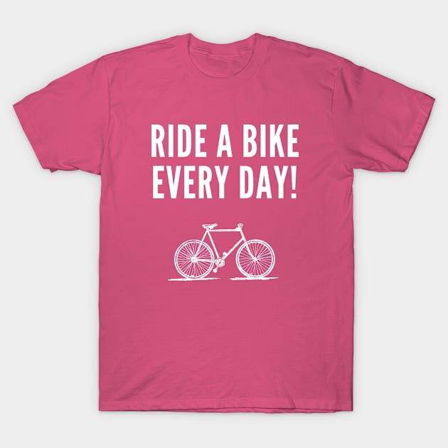 motivational cycling quote T-Shirt by omitay